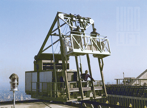 Der Hubwagen von HIRO auf dem World Trade Center